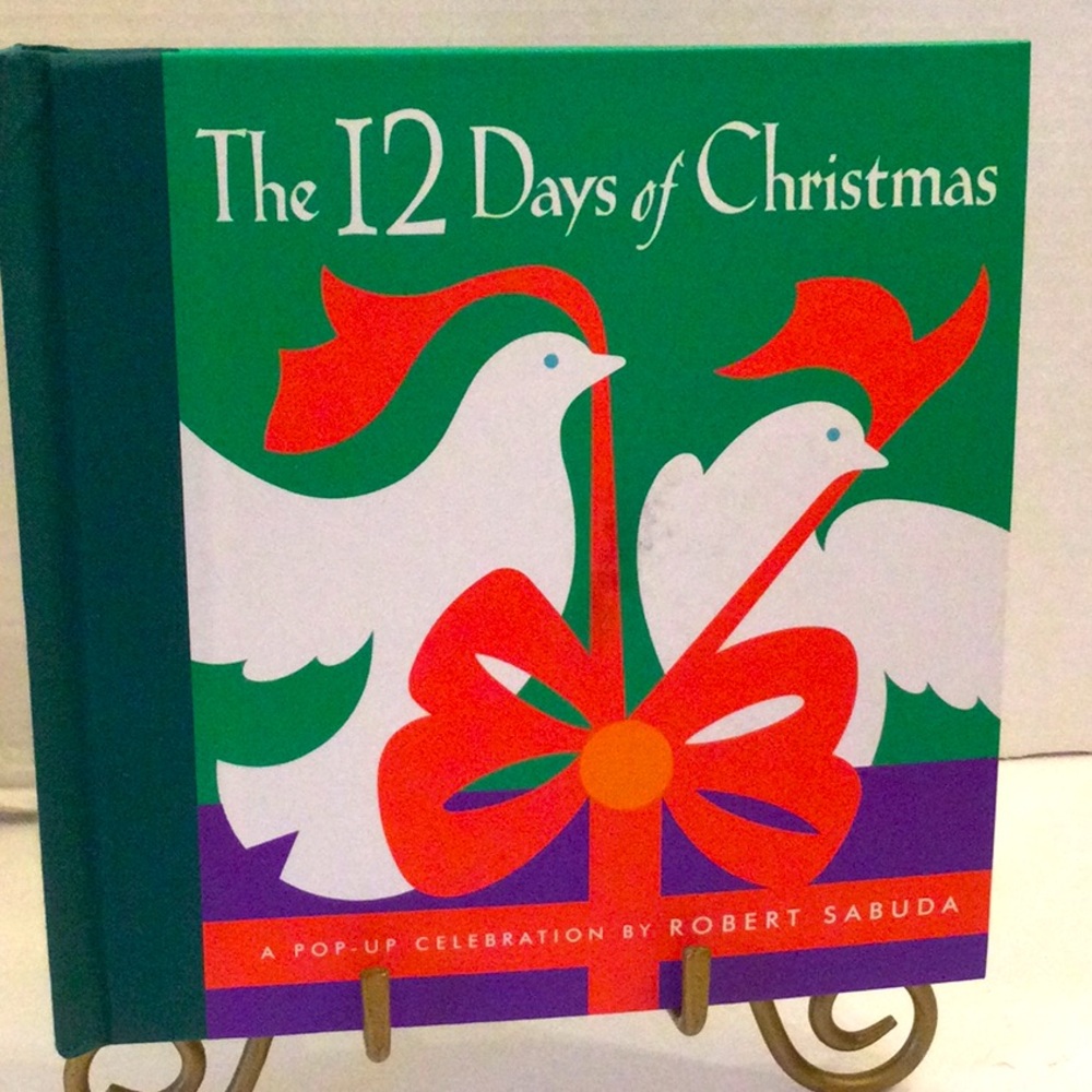 Vintage 1996 “The Twelve Days of Christmas” by Robert Sabuda pop up book